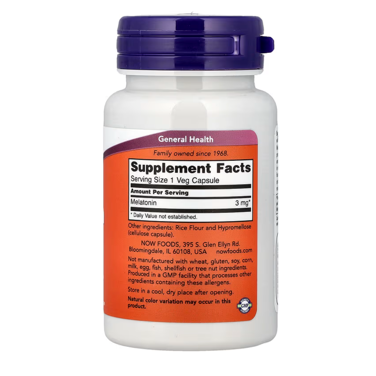 NOW Foods Melatonin 3 - NovaBoxa NOW Foods Melatonin 3